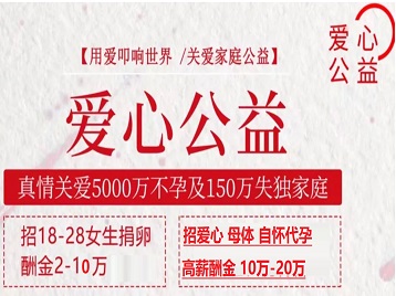 牙克石捐卵助孕生子 爱心志愿者招募